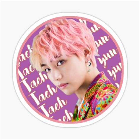 Bts V Sticker By Heyahgase Redbubble