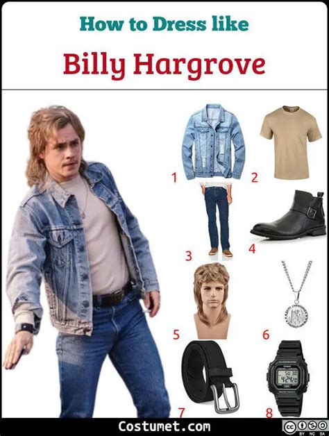 Billy Hargrove Stranger Things Costume For Cosplay And Halloween 2023