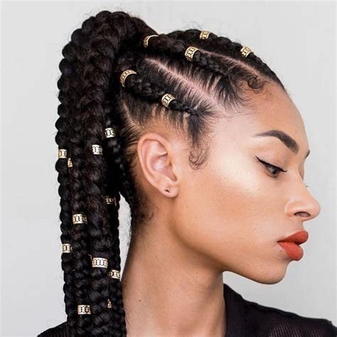 If nothing else, braiding your hair opens up numerous one of the most unique variations of the braided cornrows hairstyle is the african braided mohawk. 10 Curly Ponytail Styles to Try Next | NaturallyCurly.com