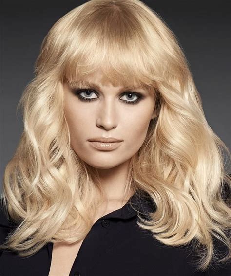 20 Dreamy Blonde Hairstyles With Bangs For Women Real Hair Wigs