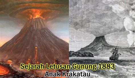 Sejarah Letusan Gunung Anak Krakatau Tahun 1883 Peristiwa Yang