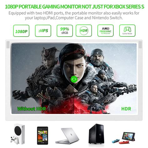 G Story 125 Xbox Series S Monitor Fhd 1080p Portable Monitor For