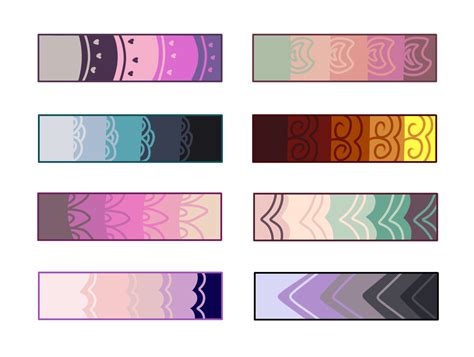 F2u Color Palettes By Conspivacy On Deviantart Color Schemes Colour