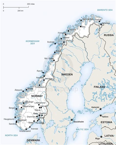 Printable Map Of Norway Living Room Design 2020