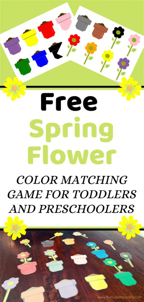 Flower Matching Game Printable Bego10sport