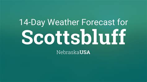 Scottsbluff Nebraska Usa 14 Day Weather Forecast