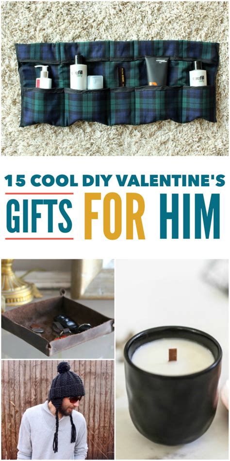 Valentine's day gifts for him: 15 Cool DIY Valentine's Day Gifts for Him | Diy valentines ...