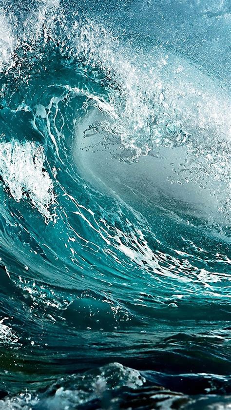 49 Ocean Wave Iphone Wallpaper On Wallpapersafari