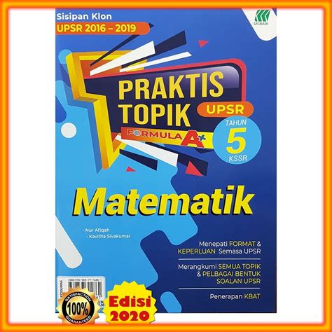 Video untuk buku maths f5 modul 1 page 36 bagi channel telegram maths f5 cikgu azizul. Buku Latihan: Praktis Topik Formula A+ Matematik Tahun 5 ...