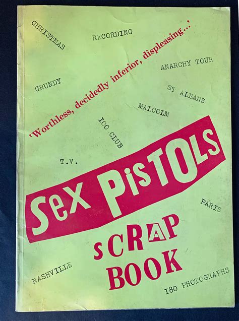 Sex Pistols File By Ray Stevenson 1979 3rd Revised Edition
