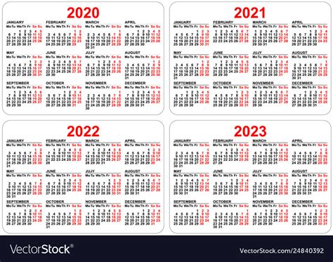 Printable Calendar 2020 2021 2022 2023 Calendar Inspiration Design Vrogue