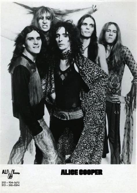 Alice Cooper Band Circa 1971 Rock N Roll Suicide Pinterest