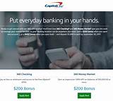 Open Capital One Money Market Account