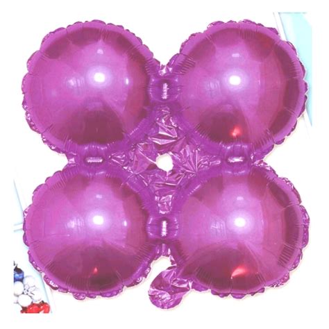 18″ Pink Quad Foil Balloon Balloon Warehouse