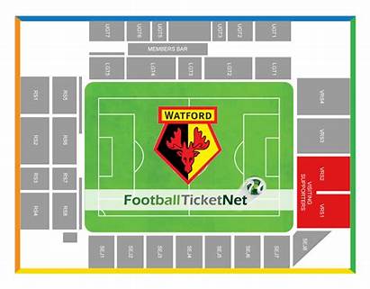 Watford Liverpool Plan Football Road Seating Vicarage