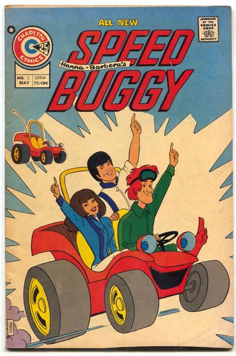 Speed Buggy 1 1975 Charlton 1st Issue Hanna Barbera Tv Series Comic Books Bronze Age