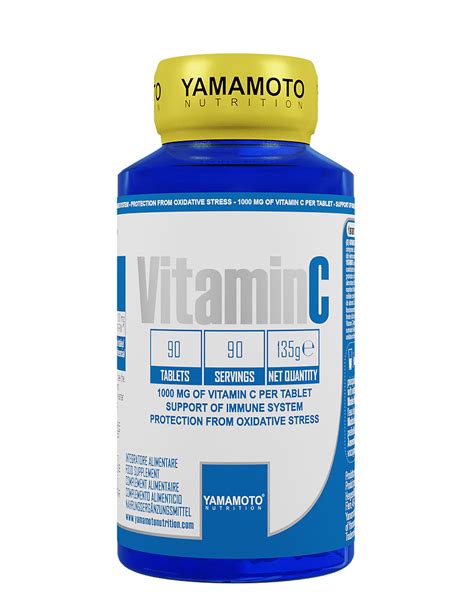 It helps form and maintain bones, skin, and blood vessels. Vitamin C 1000mg by YAMAMOTO NUTRITION (90 tablets) € 7,99