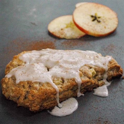 Apple Cinnamon Scones With Maple Frosting Whisking Up Yum