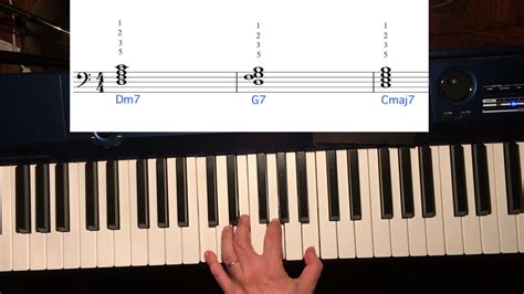 Ii V I Left Hand Seventh Chords With Inversions Youtube