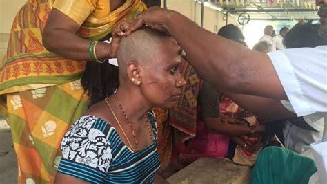How Indians Shave Their Head And Hope For Luck Bbc News