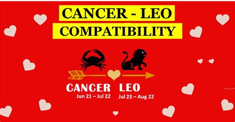 Cancer And Leo Compatibility Explore Love Marriage Friendship And More