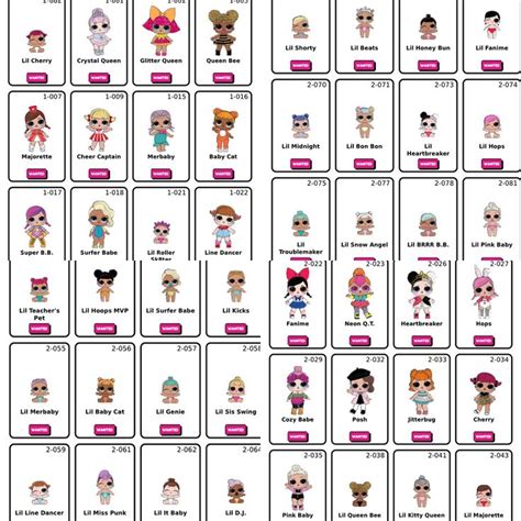 What Are All The Lol Doll Names Tolhau