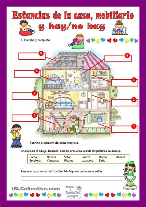 Partes De Casa En Ingles Y Español
