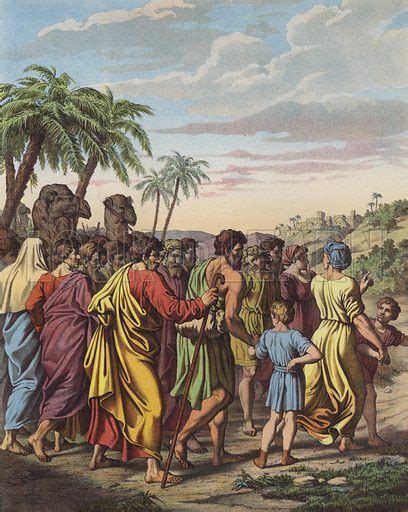 Return Of The Israelites From Their Captivity In Babylon Stock Image