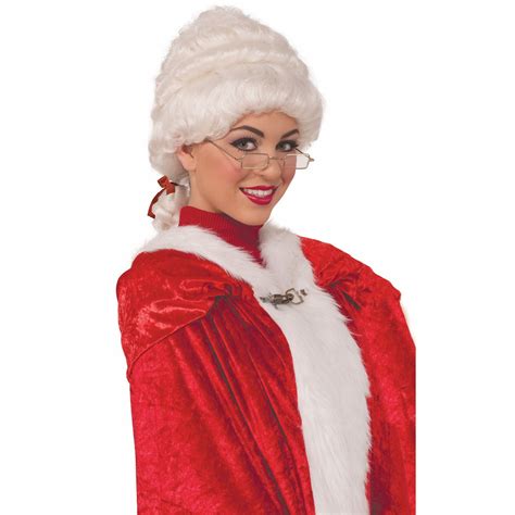 Womens Deluxe Mrs Claus Wig