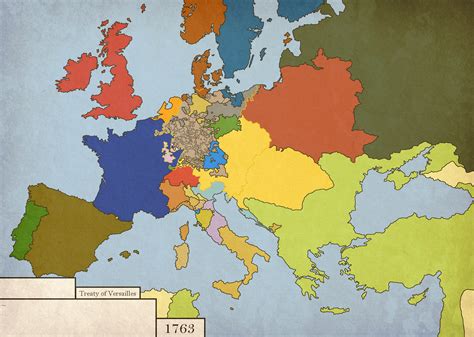An Alternate Map If Austria And France Won The Seven Years War C