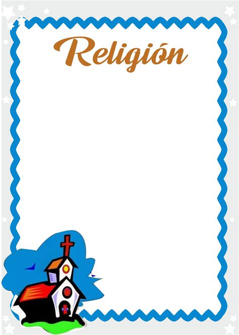 Caratulas Para Religión 【primaria Y Secundaria】