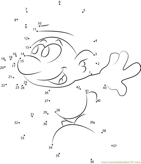 Waluigi From Super Mario Dot To Dot Printable Worksheet Connect The Dots 45f