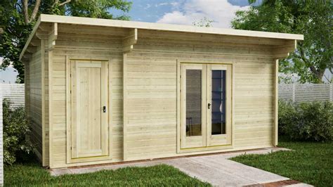 Custom Two Room Log Cabin 55m X 35m Loghouseie