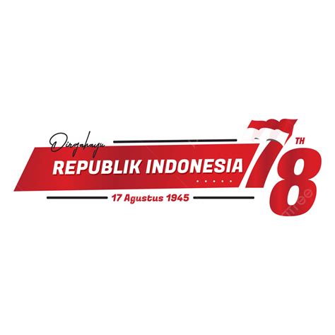 Greeting Card Of Hut Ri 78 Indonesian Independence Day 17 August 2023