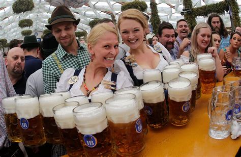 Cheers The Oktoberfest In Munich Wales Online