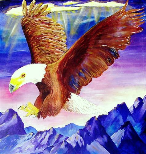 Create For Life Eagle A Prophetic Call Acrylic On Canvass