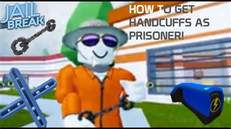 How To Get Handcuffs As A Prisoner Roblox Jailbreak Youtube
