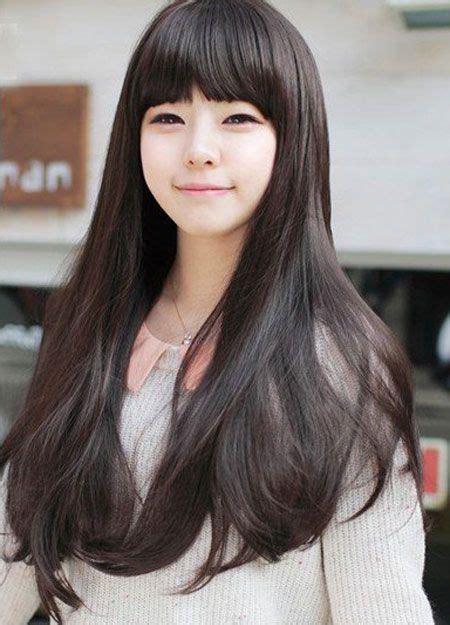 Fringe hairstyles party hairstyles hairstyles with bangs trendy hairstyles wedding hairstyles medium hair cuts medium hair styles short hair styles korean bangs hairstyle. Sweet & Romantic Asian Hairstyles for Young Women - Pretty ...