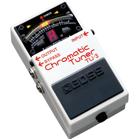 Boss Tu 3 Chromatic Tuner For Electric And Bass Guitars Tu 3