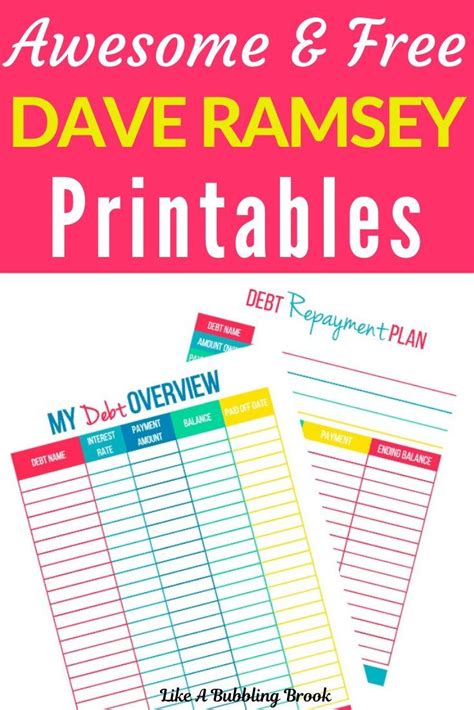 Dave Ramsey Budget Forms That Are A Lifeline When You Re Struggling To