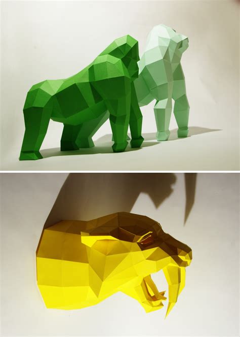 Geometric Animal Art By Wolfram Kampffmeyer