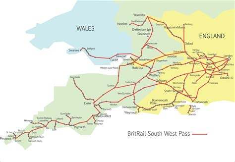 British Rail Tickets Map