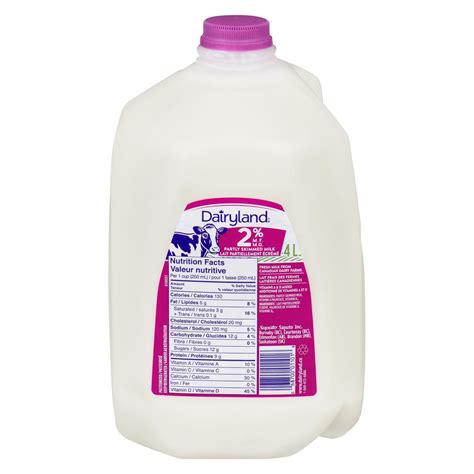 Dairyland 2 Partly Skimmed Milk Walmart Canada