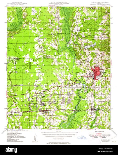 Minden Louisiana Map Cut Out Stock Images And Pictures Alamy