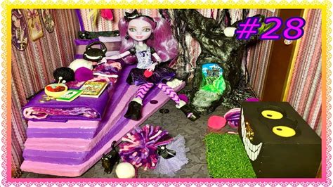 kitty cheshire bed and dorm room dollhouse video tour and how ~ youtube