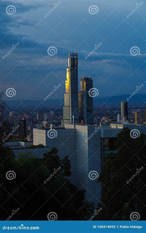 Beautiful Outdoor View Of One Of The Tallest Building In Bogota