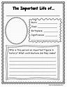 Autobiography Template for Elementary Students Beautiful Elementary ...