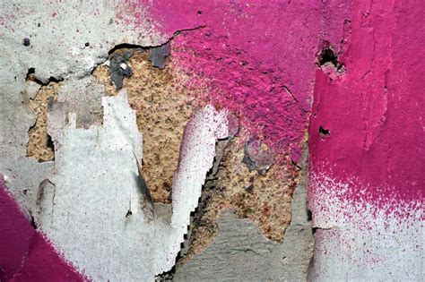 Abstract Chipped Paint Concrete Textures Background Closeup Stock Photo