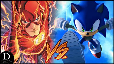 Flash Vs Sonic Battle Arena Dc Comics Sonic The Hedgehog Youtube