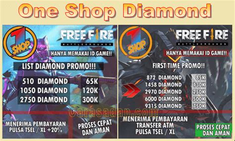 Top up diamond ilegal ff termurah via pulsa. OneShopDm Top Up Diamond Free Fire Murah Terbaru